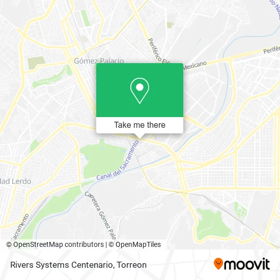 Rivers Systems Centenario map