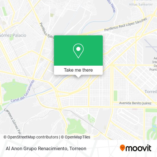 Al Anon Grupo Renacimiento map