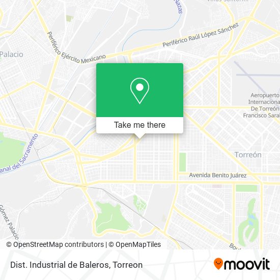 Mapa de Dist. Industrial de Baleros