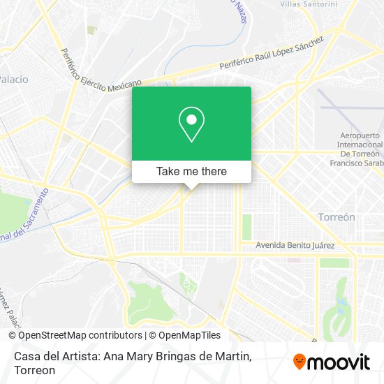 Casa del Artista: Ana Mary Bringas de Martin map