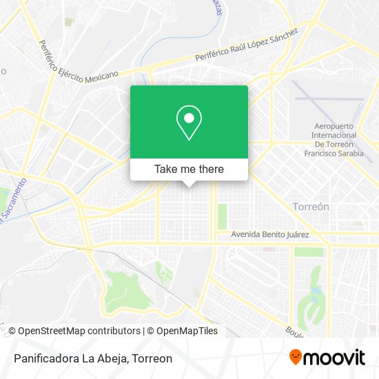 Panificadora La Abeja map