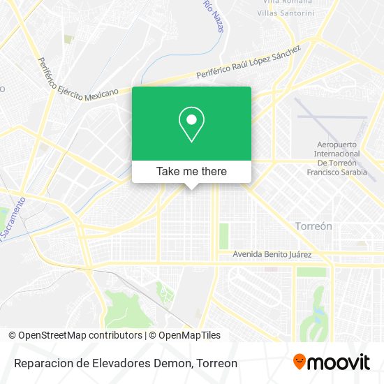 Mapa de Reparacion de Elevadores Demon
