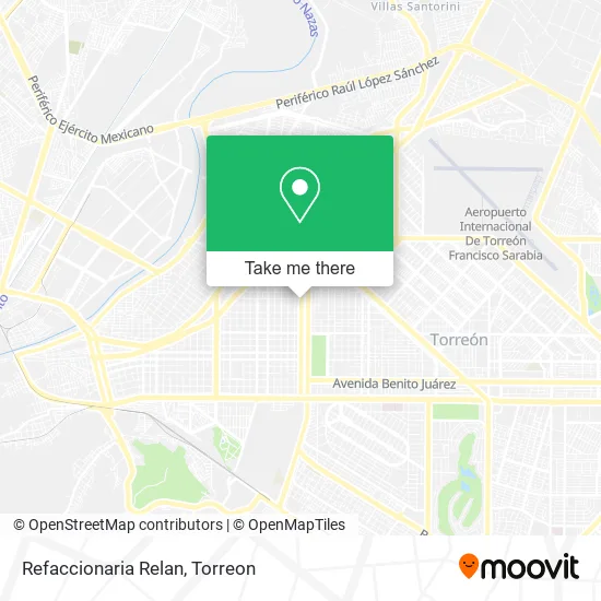 Refaccionaria Relan map