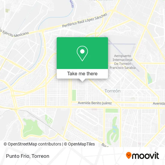 Punto Frio map