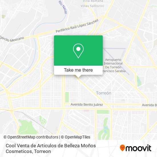 Cool Venta de Articulos de Belleza Moños Cosmeticos map