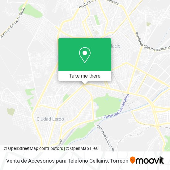 Venta de Accesorios para Telefono Cellairis map