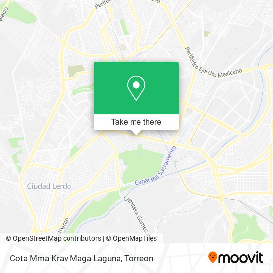 Cota Mma Krav Maga Laguna map