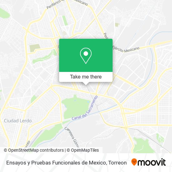 Mapa de Ensayos y Pruebas Funcionales de Mexico