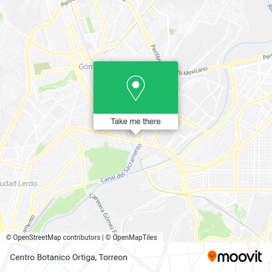 Centro Botanico Ortiga map