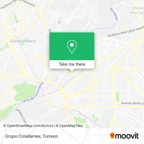 Grupo Coselamex map