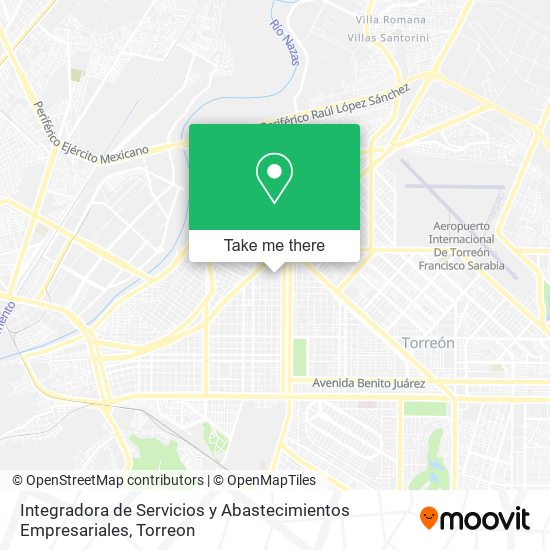 Integradora de Servicios y Abastecimientos Empresariales map