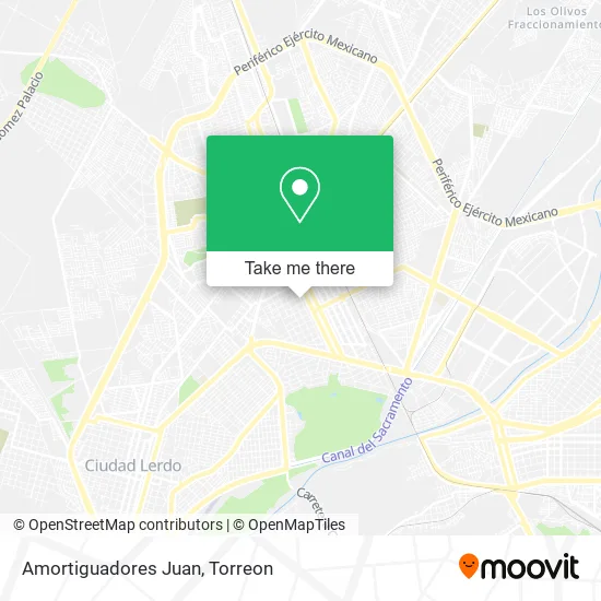 Amortiguadores Juan map