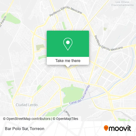 Bar Polo Sur map