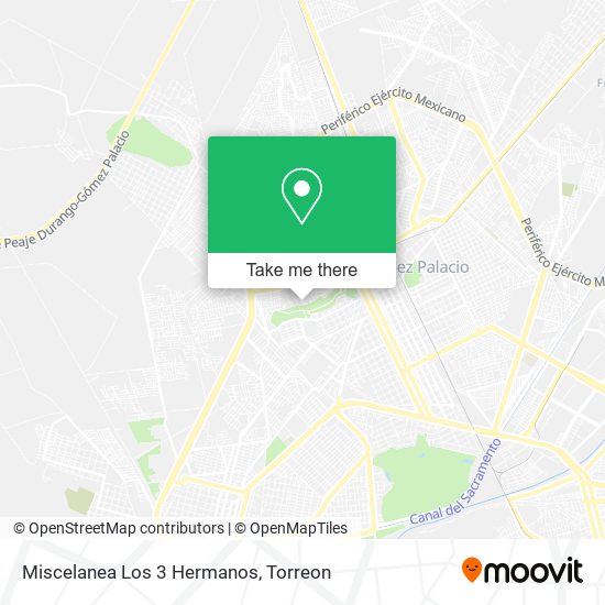 Miscelanea Los 3 Hermanos map