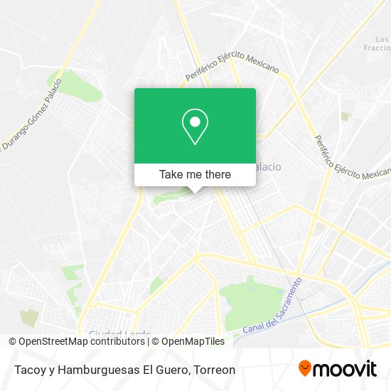 Tacoy y Hamburguesas El Guero map