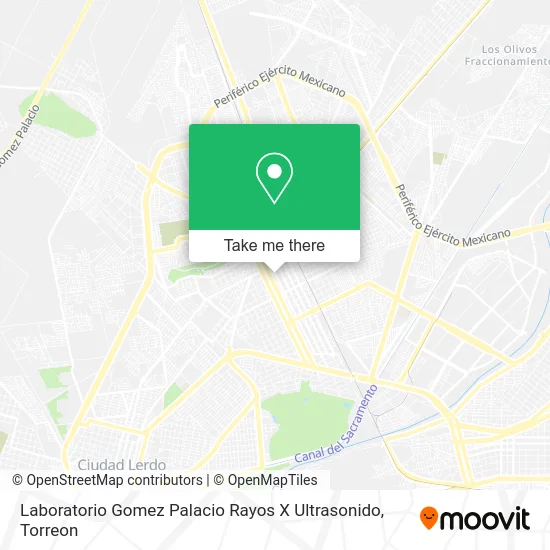 Laboratorio Gomez Palacio Rayos X Ultrasonido map