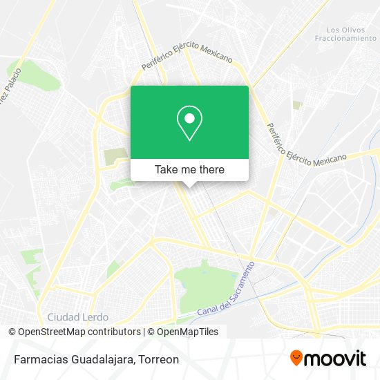 Farmacias Guadalajara map