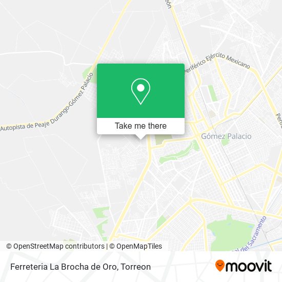 Ferreteria La Brocha de Oro map