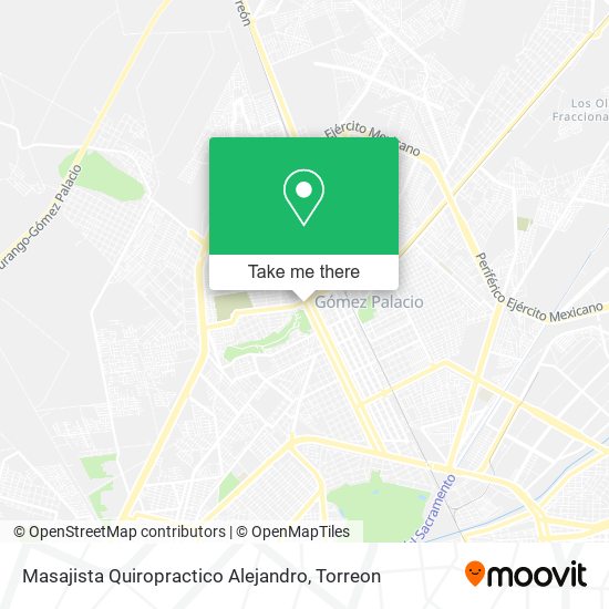 Masajista Quiropractico Alejandro map