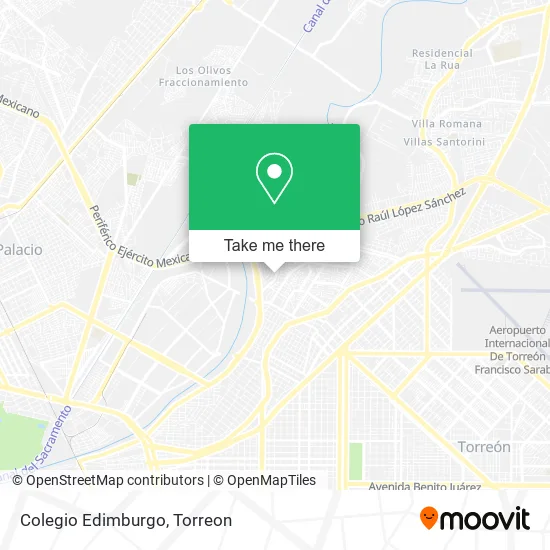 Colegio Edimburgo map