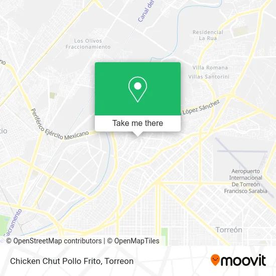 Chicken Chut Pollo Frito map