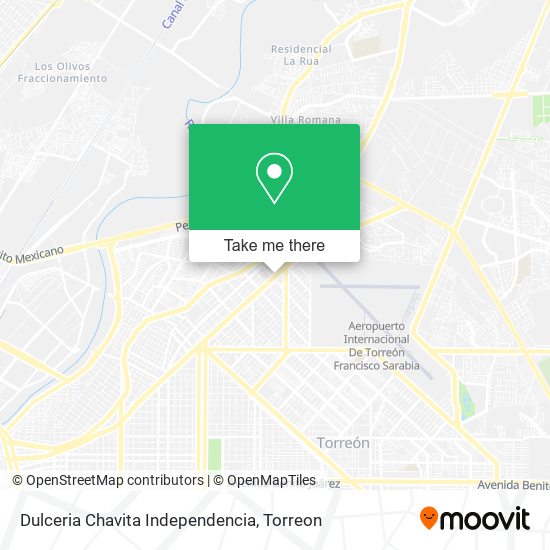 Dulceria Chavita Independencia map