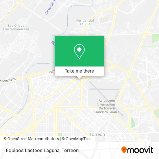 Equipos Lacteos Laguna map