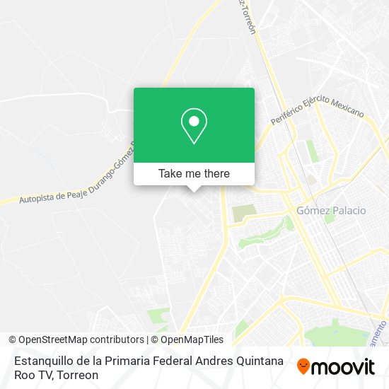 Estanquillo de la Primaria Federal Andres Quintana Roo TV map