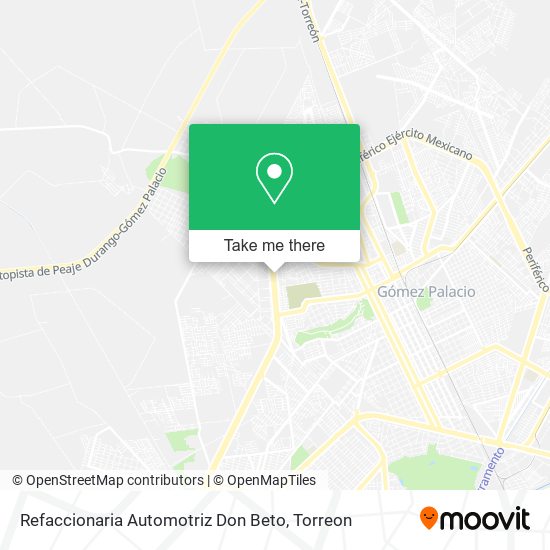Refaccionaria Automotriz Don Beto map