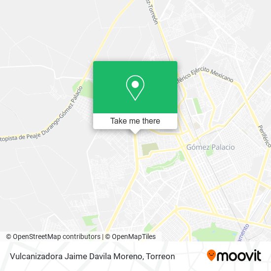 Vulcanizadora Jaime Davila Moreno map