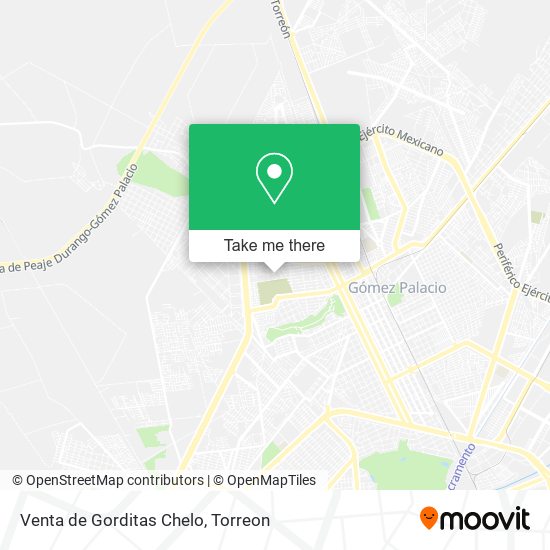 Venta de Gorditas Chelo map