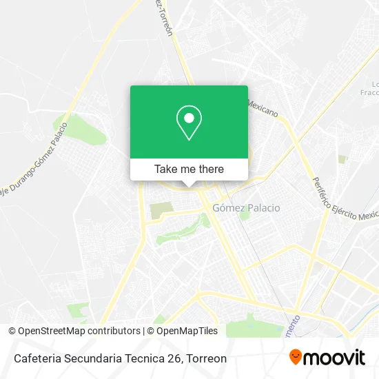 Cafeteria Secundaria Tecnica 26 map