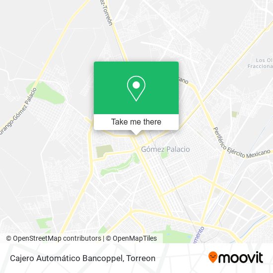 Cajero Automático Bancoppel map