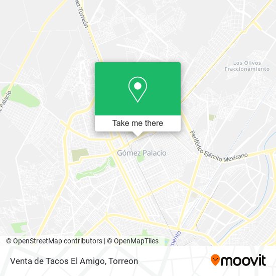 Venta de Tacos El Amigo map