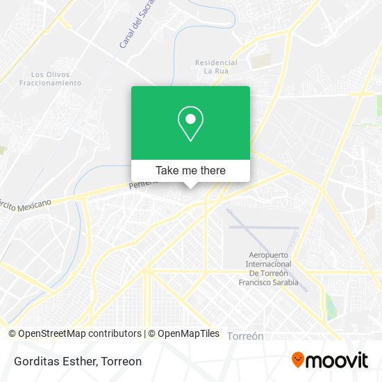 Mapa de Gorditas Esther