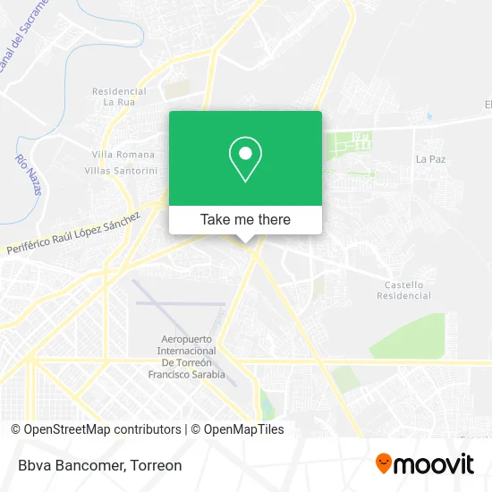 Bbva Bancomer map
