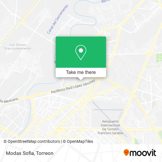 Modas Sofia map