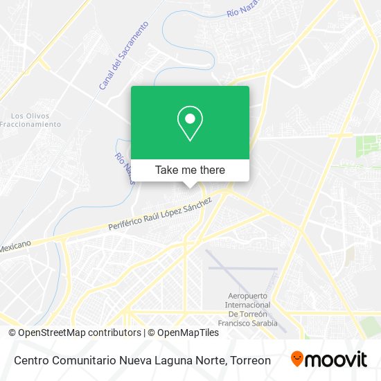 Centro Comunitario Nueva Laguna Norte map
