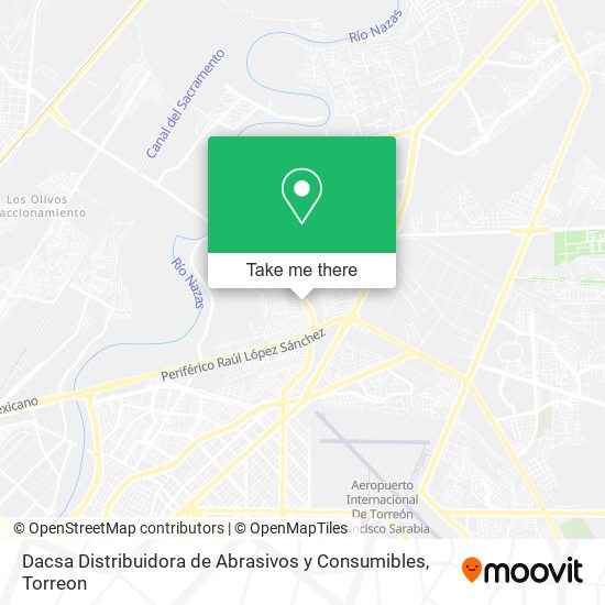 Dacsa Distribuidora de Abrasivos y Consumibles map