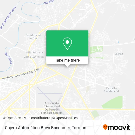 Cajero Automático Bbva Bancomer map