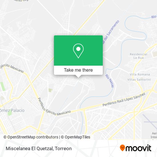 Mapa de Miscelanea El Quetzal