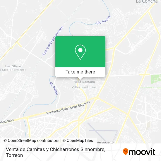 Venta de Carnitas y Chicharrones Sinnombre map