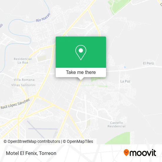 Motel El Fenix map