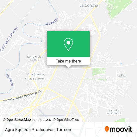 Mapa de Agro Equipos Productivos