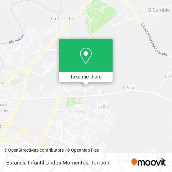 Mapa de Estancia Infantil Lindos Momentos