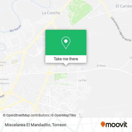 Mapa de Miscelanea El Mandadito