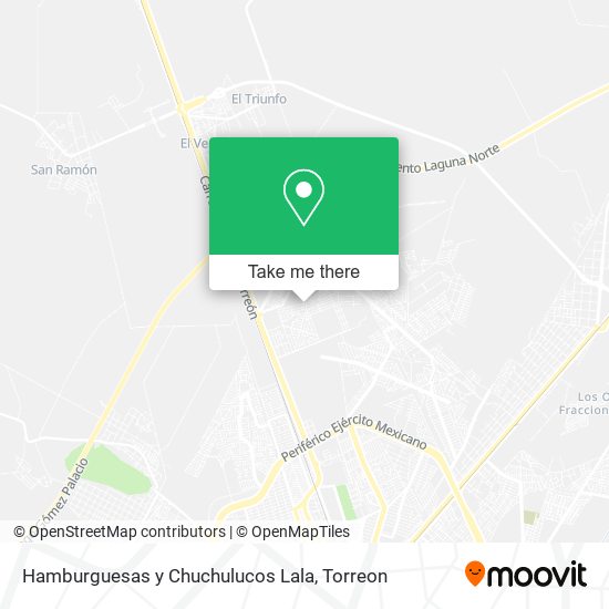 Hamburguesas y Chuchulucos Lala map