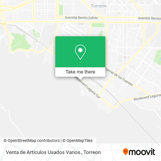 Venta de Artículos Usados Varios. map