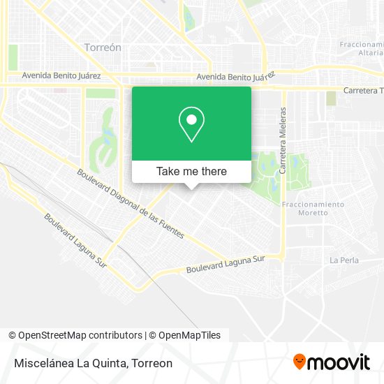 Miscelánea La Quinta map