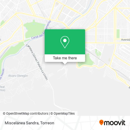 Miscelánea Sandra map